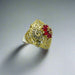 Beyoglu | 925K Silver Ruby Vintage Ring