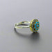 Beyoglu | 925K Silver Turquoise Ottoman Ring