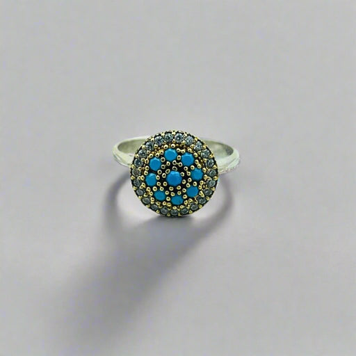 Beyoglu | 925K Silver Turquoise Ottoman Ring