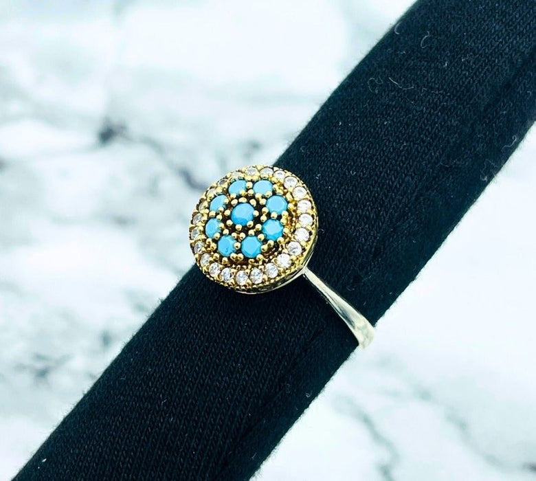 Beyoglu | 925K Silver Turquoise Ottoman Ring