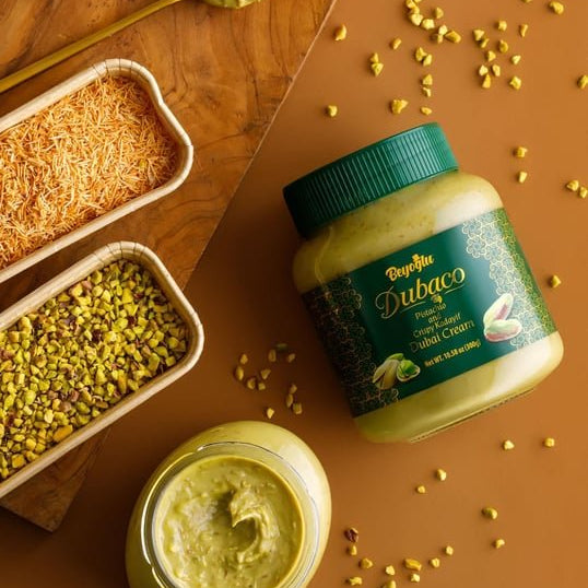 Beyoglu Dubaco Premium Dubai Style Pistachio Cream with Crispy Kadaif - 10.58 oz (300g) - TryAladdin