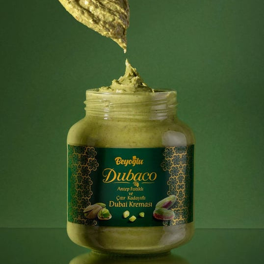 Beyoglu Dubaco Premium Dubai Style Pistachio Cream with Crispy Kadaif - 10.58 oz (300g) - TryAladdin