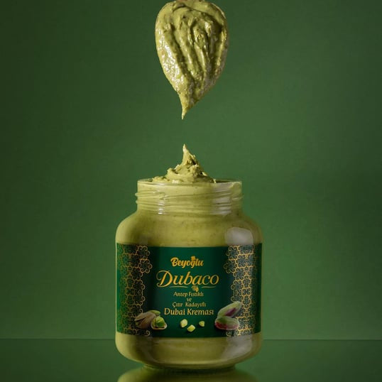 Beyoglu Dubaco Premium Dubai Style Pistachio Cream with Crispy Kadaif - 10.58 oz (300g) - TryAladdin
