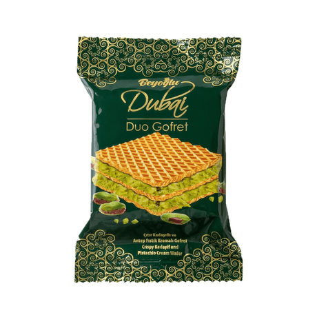 Beyoglu | Dubai Duo Wafer (Pistachio and Kadayif Cream Filled) - 36g - TryAladdin