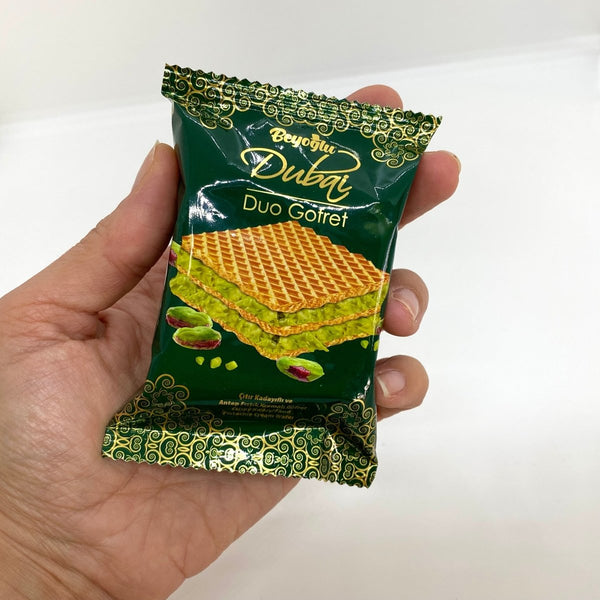 Beyoglu | Dubai Duo Wafer (Pistachio and Kadayif Cream Filled) - 36g - TryAladdin