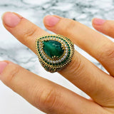 Beyoglu | Emerald Ottoman Style Jewelry Set