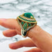 Beyoglu | Emerald Ottoman Style Jewelry Set