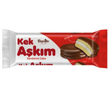 Beyoglu Kek Askim Chocolate Coated Marshmallow Sandwich Cakes - 8 Pack - 6.49 oz (184g) - TryAladdin