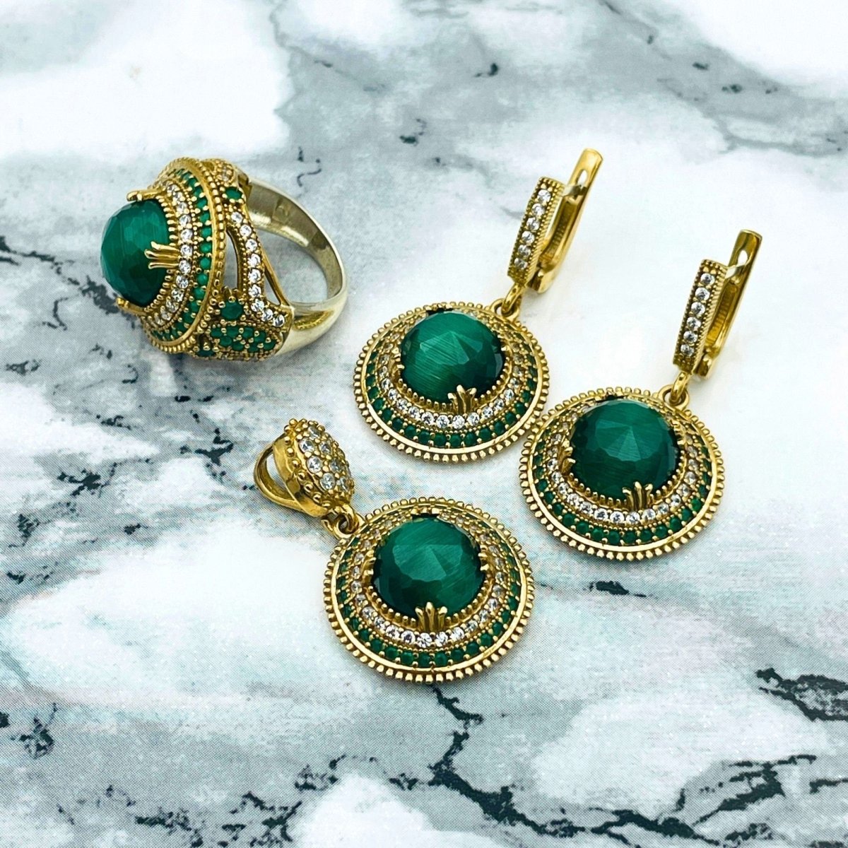 Hotsell Malachite Set, Womens Jewelry Set, Green Malachite, Sterling Silver, Malachite Stones, Stone Necklace, Stone Earrings, Malachite Necklace