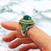 Beyoglu | Malachite Ottoman Style Jewelry Set