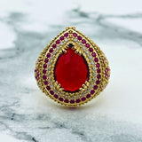 Beyoglu | Ruby Ottoman Style Jewelry Set