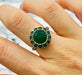 Beyoglu | Silver Emerald 925K Ottoman Ring