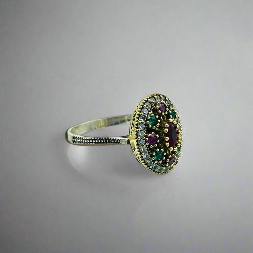 Beyoglu | Silver Ruby Ottoman Ring