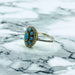 Beyoglu | Silver Turquoise Ottoman Ring