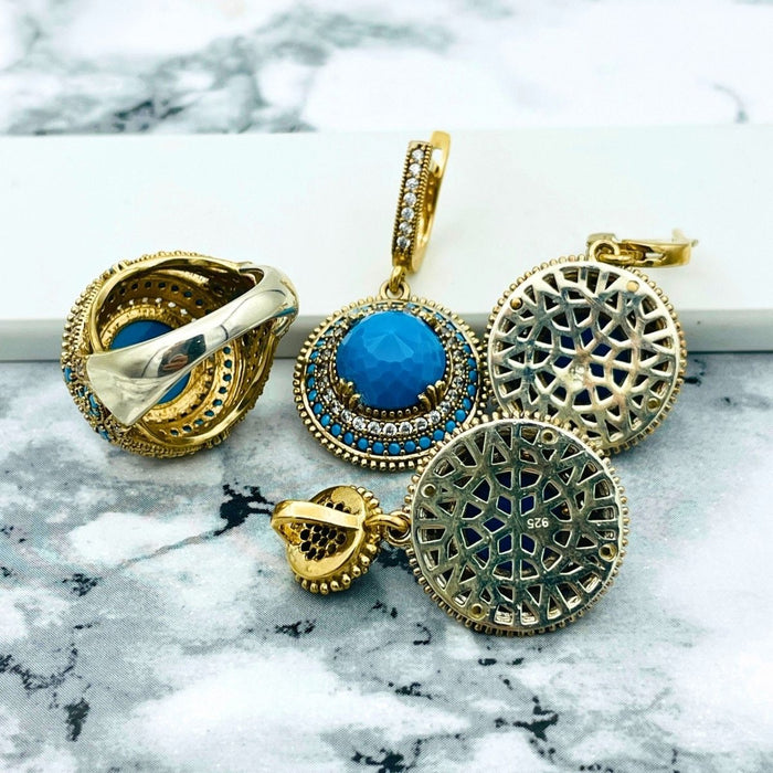 Beyoglu | Turquoise Ottoman Style Jewelry Set