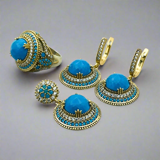 Beyoglu | Turquoise Ottoman Style Jewelry Set