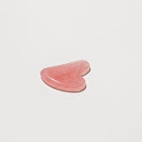 Pink Quartz Heart Gua Sha Facial Massage Tool