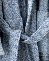 100% Cotton Shawl Collar Bathrobe - Absorbent & Soft Yarn Dyed