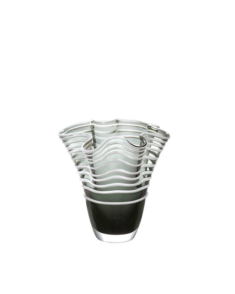 Artisanal Glass Vase - Honfleur Collection Handmade Decor