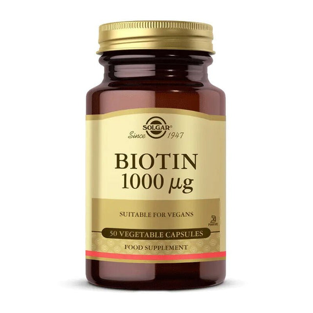 Biotin 1000mcg - Hair, Skin & Nail Support Capsules - TryAladdin