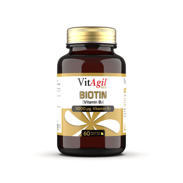 Biotin 5000 Mcg - High Potency Vitamin B7 Softgels - TryAladdin