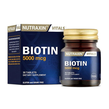 Biotin 5000 mcg - High Potency Vitamin H Tablets - TryAladdin