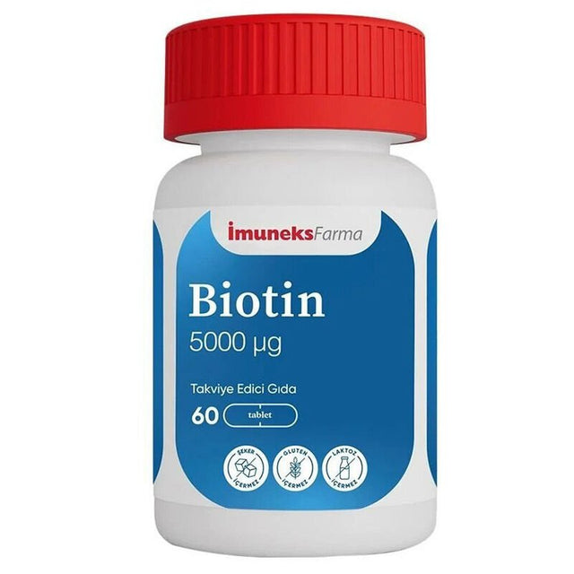 Biotin 5000mcg - High Potency Dietary Supplement Tablets - TryAladdin