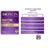 Biotin 5000mcg + Zinc - Hair, Skin & Nail Support Tablets - TryAladdin