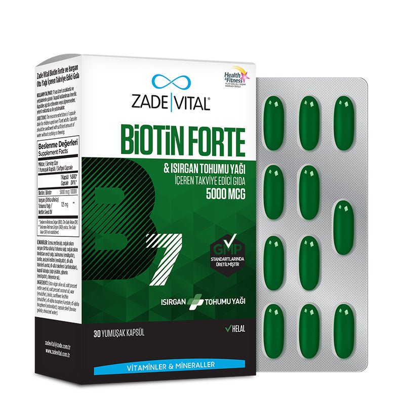Biotin & Nettle Seed Oil - Metabolic Support Softgels - TryAladdin