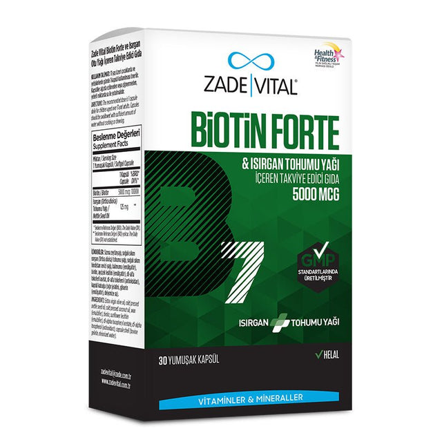 Biotin & Nettle Seed Oil - Metabolic Support Softgels - TryAladdin