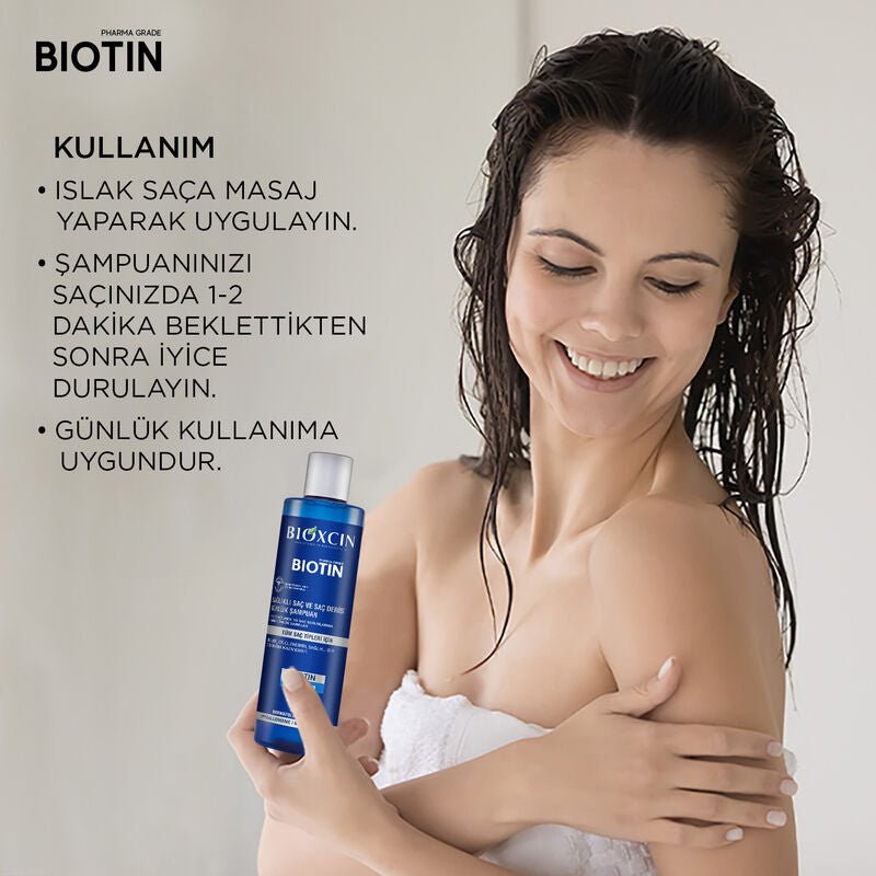 Biotin & Zinc - Hair Strengthening Supplement & Daily Shampoo Set - TryAladdin
