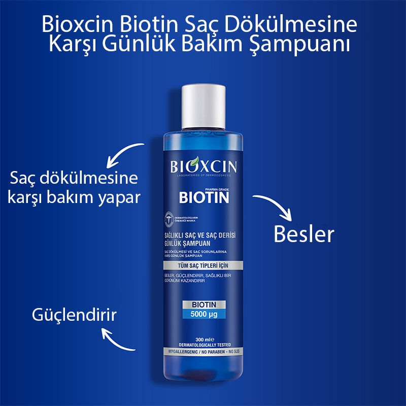 Biotin & Zinc - Hair Strengthening Supplement & Daily Shampoo Set - TryAladdin