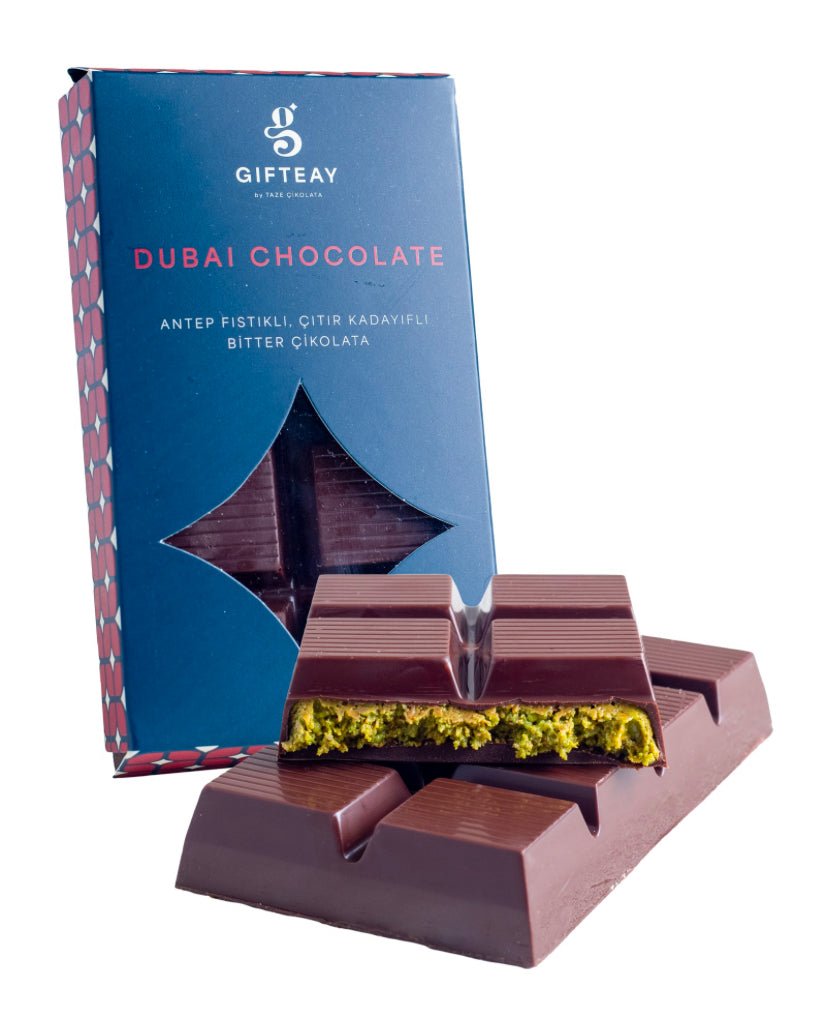 Bitter Dubai Chocolate - 200g Dark Chocolate with Pistachio & Kadayif