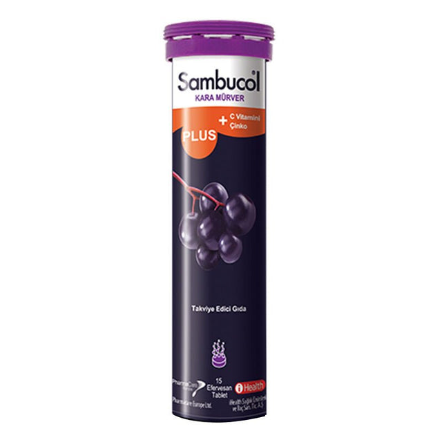 Black Elderberry, Vitamin C & Zinc - Daily Wellness Effervescent Tablets - TryAladdin