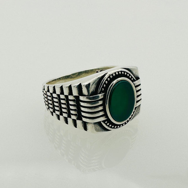 Black Onyx Man Ring