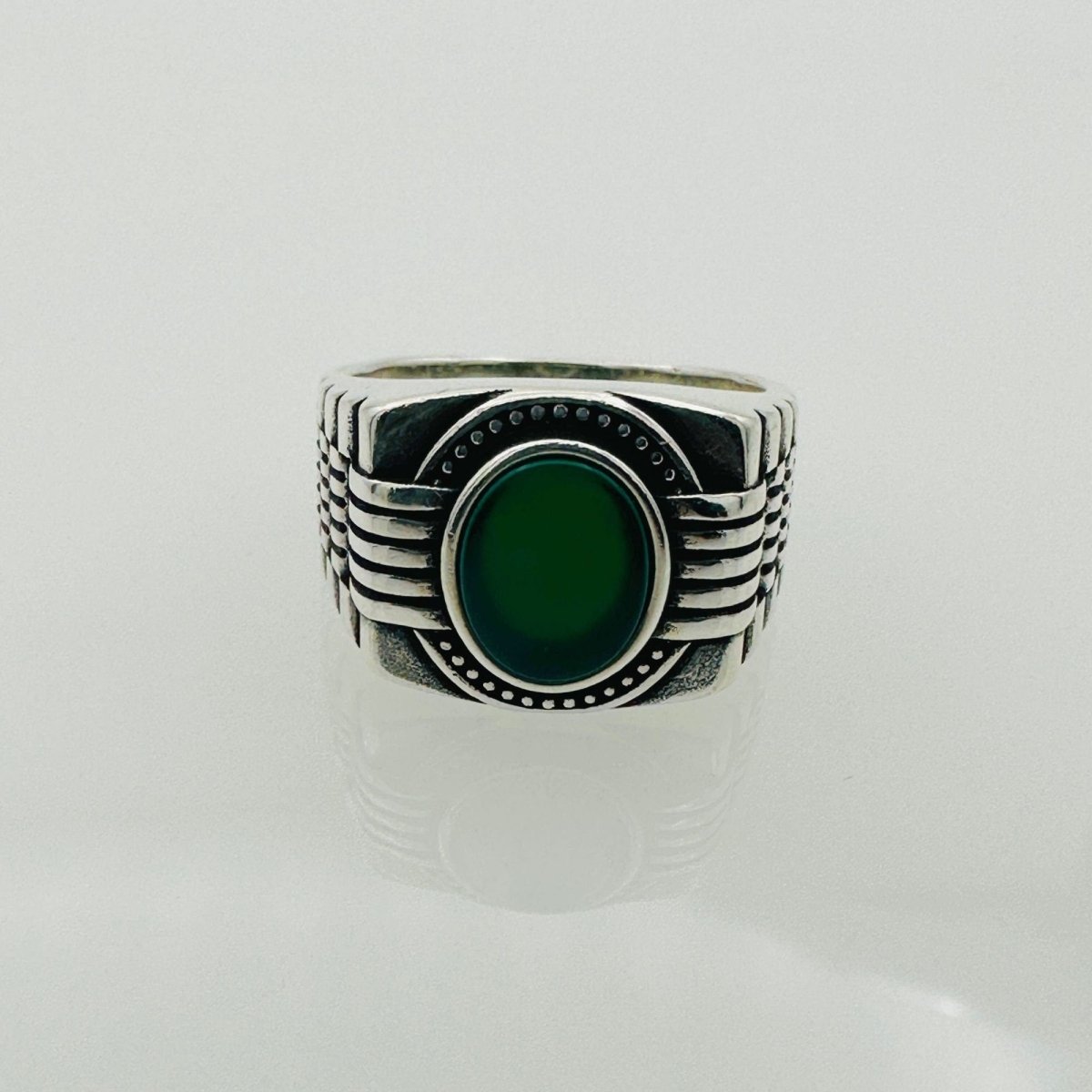 Black Onyx Man Ring