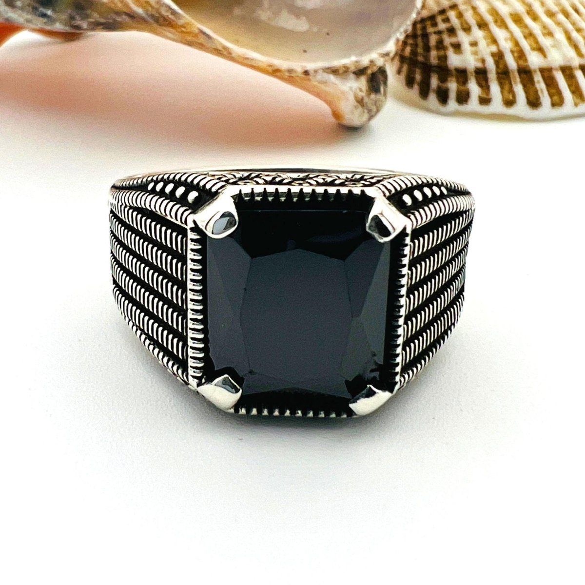 Black Onyx Men's Ring