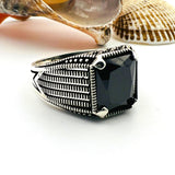 Black Onyx Men's Ring