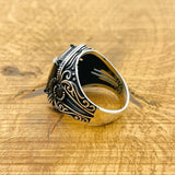 Black Zircon Stone Ring