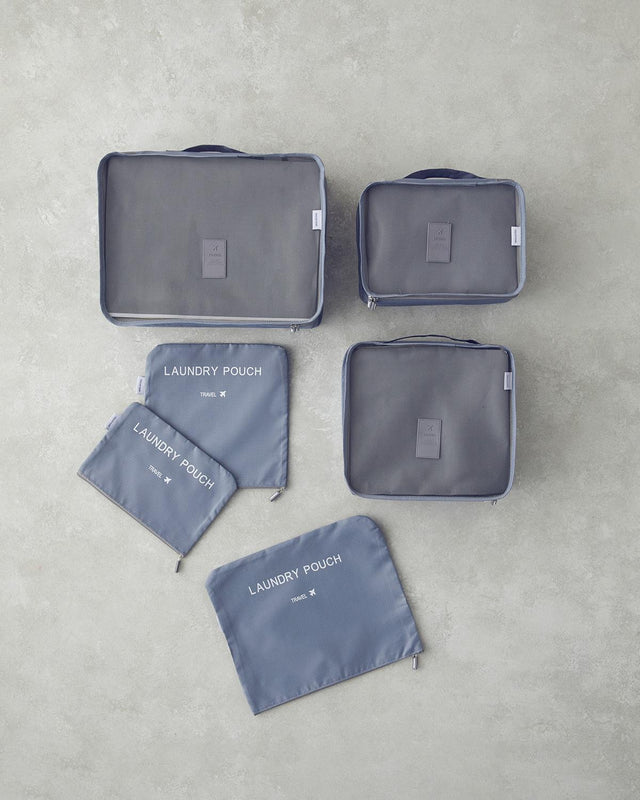 Professional 6-Piece Gray Storage Organizer Set