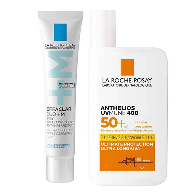 Blemish Care & High Sun Protection Set for Oily, Irregular Skin SPF50+ - TryAladdin