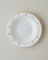 Premium Porcelain Dinnerware Set   27 Piece Gold Accent