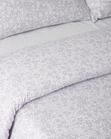 Professional Grade Easy Iron Double Duvet Cover Set Lilac