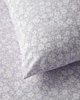 Professional Grade Easy Iron Double Duvet Cover Set Lilac
