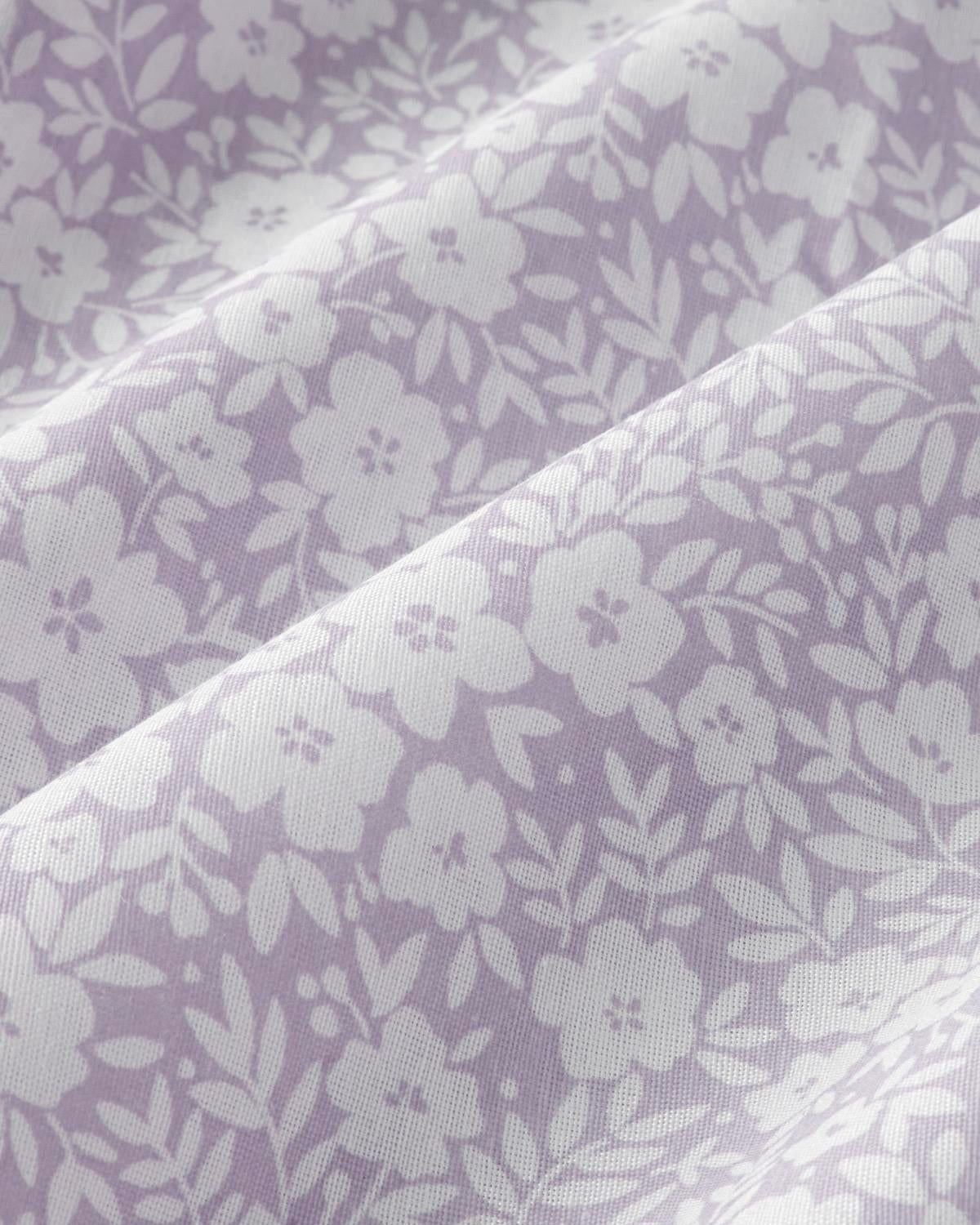 Professional Grade Easy Iron Double Duvet Cover Set Lilac