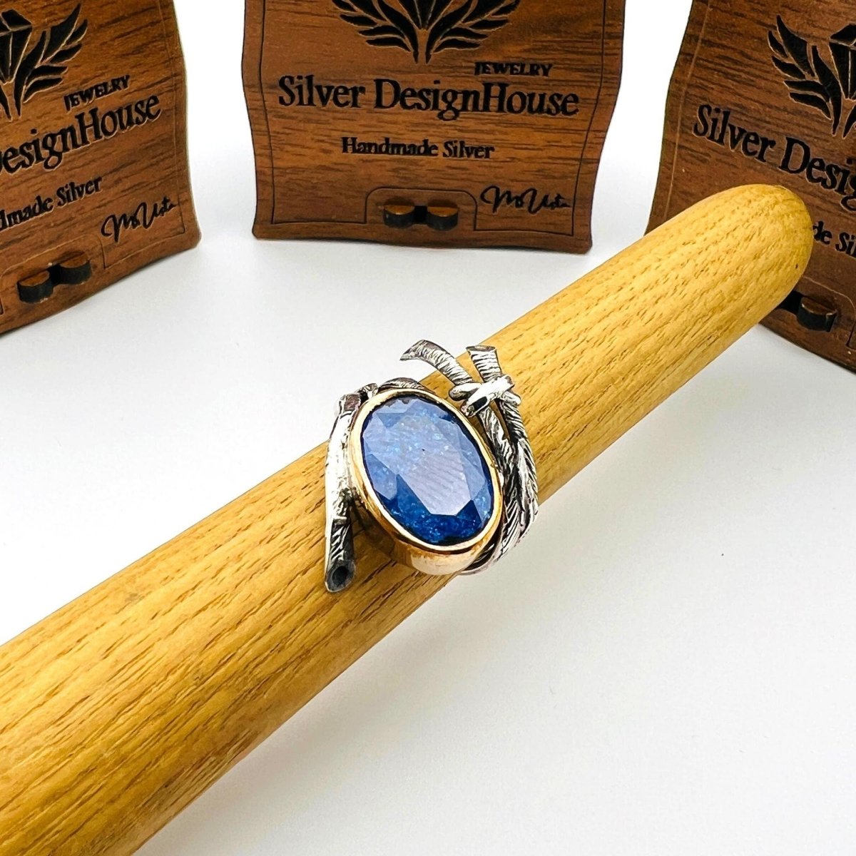 Blue Sandstone Women's Ring