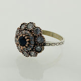 Blue Zircon Stone Women's Ring