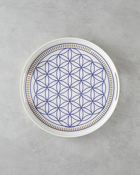 Professional-Melamine-Serving-Tray-Bluewaves-Design-35cm