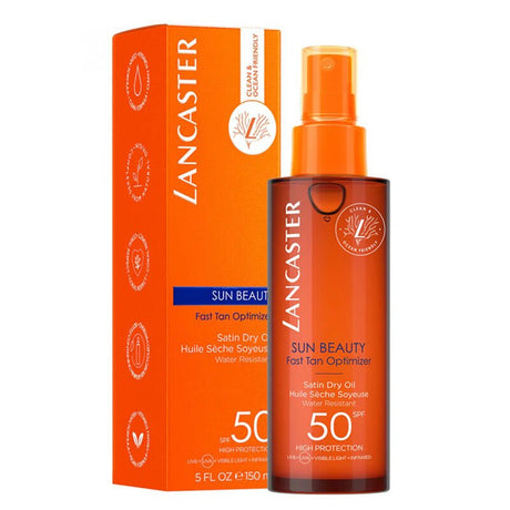Body Sun Protection Dry Oil - SPF 50 Full Light & Golden Tan Activator - TryAladdin