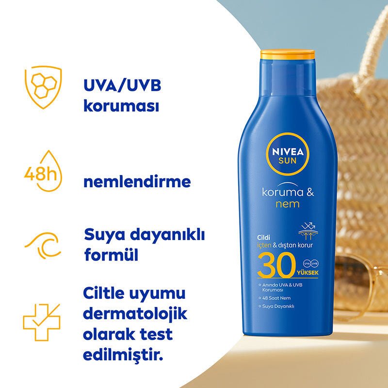 Body Sunscreen Lotion - SPF30 Broad Spectrum Protection & Hydrating - TryAladdin